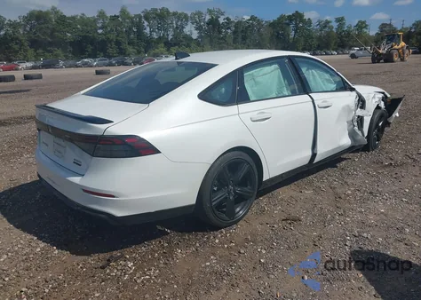 2024 Honda Accord Hybrid Sport-L из США, поврежденный, VIN 1HGCY2F76RA044616